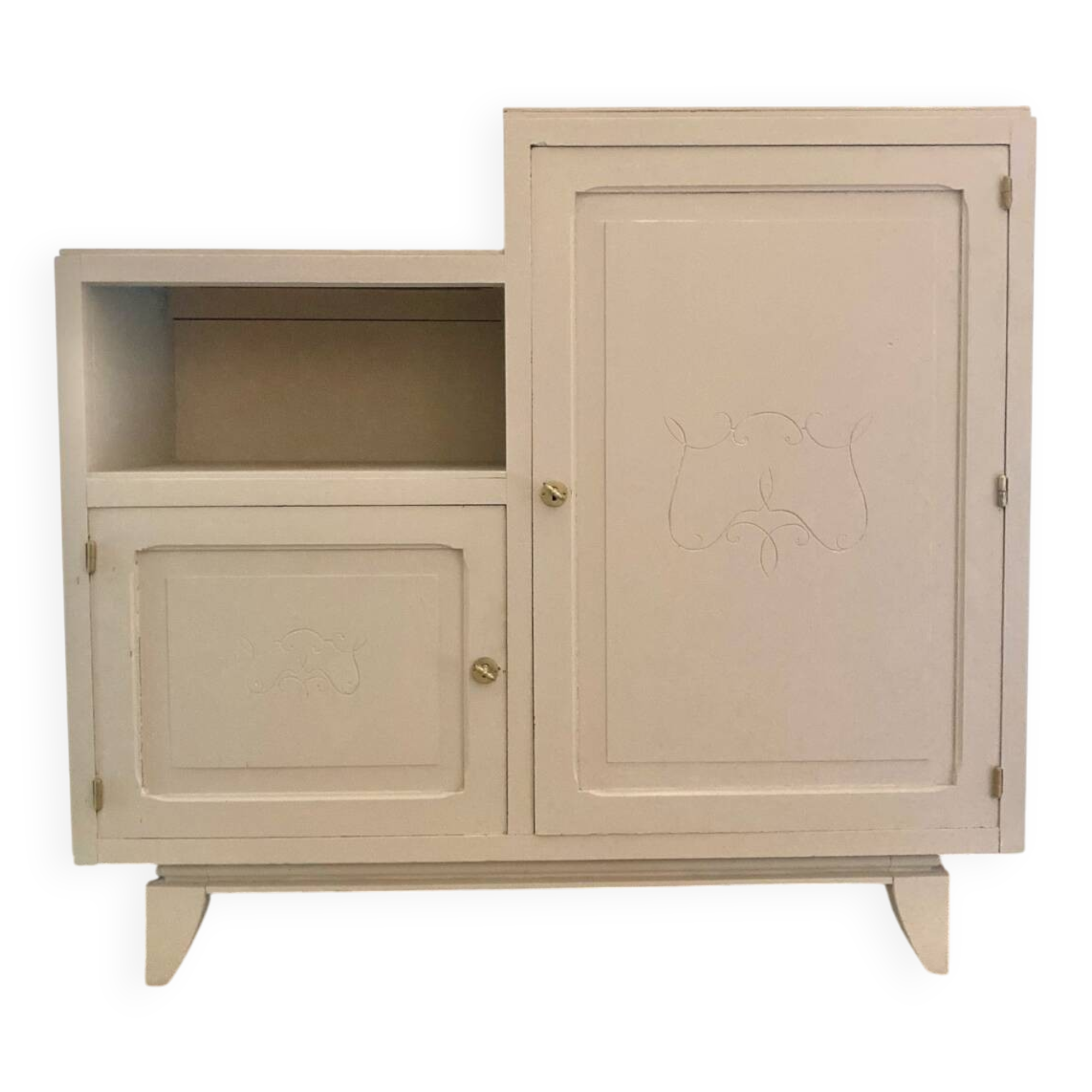 Asymmetrical Art Deco chest of drawers