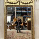 Miroir - Trumeau style Louis XVI époque  Napoléon III