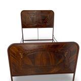Cadre de lit Art déco italien une place et demie, 1925