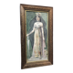 Victorian Goddess, Aquarelle Painting, framed