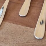 Christofle - Set of 6 Dax model table spoons in silver plated metal