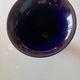 Vintage Cobalt Blue and Gold Pedestal Vase – C. Fiorentino (Italy)