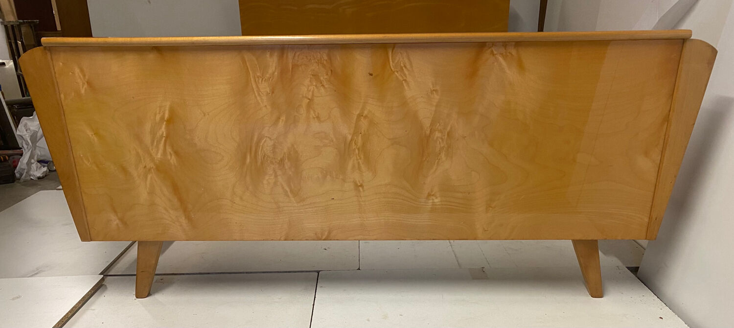 Vintage bed and bedside