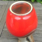 Glazed ceramic vase Vintage W.Germany 70s