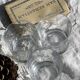 Set of Three 30cl Vintage Crystal Whisky Glasses // Epi Model // Art d