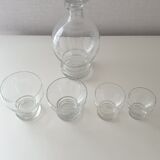 Vintage glasses and carafe from the 50s