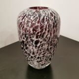 Purple glass vase by La Rochere