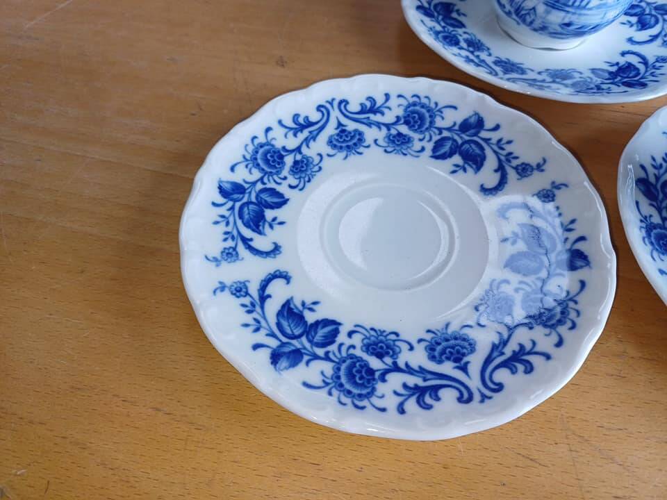 3 vintage cups and saucers