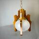 Scandinavian style 194770s wooden lamp