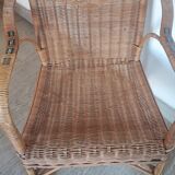 Rattan armchair