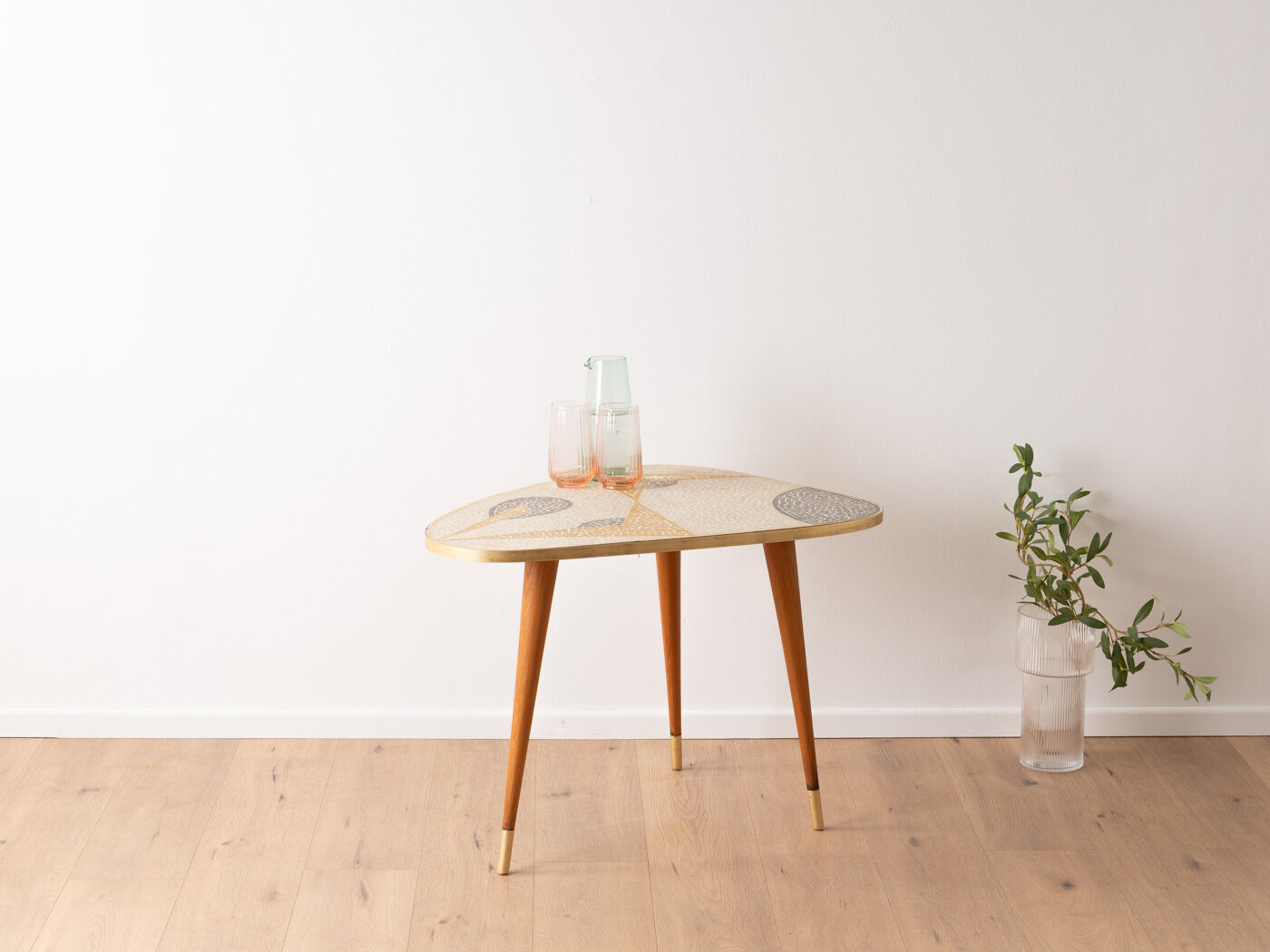 1950s mosaic coffee table