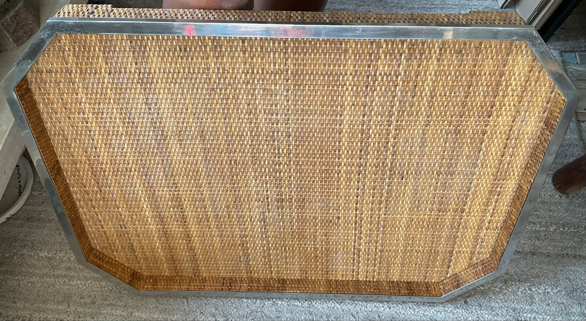 Large Italian serving platter by Tommaso Barbi from the 1970s.