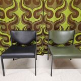 Pair of vintage Lübke 206 armchairs