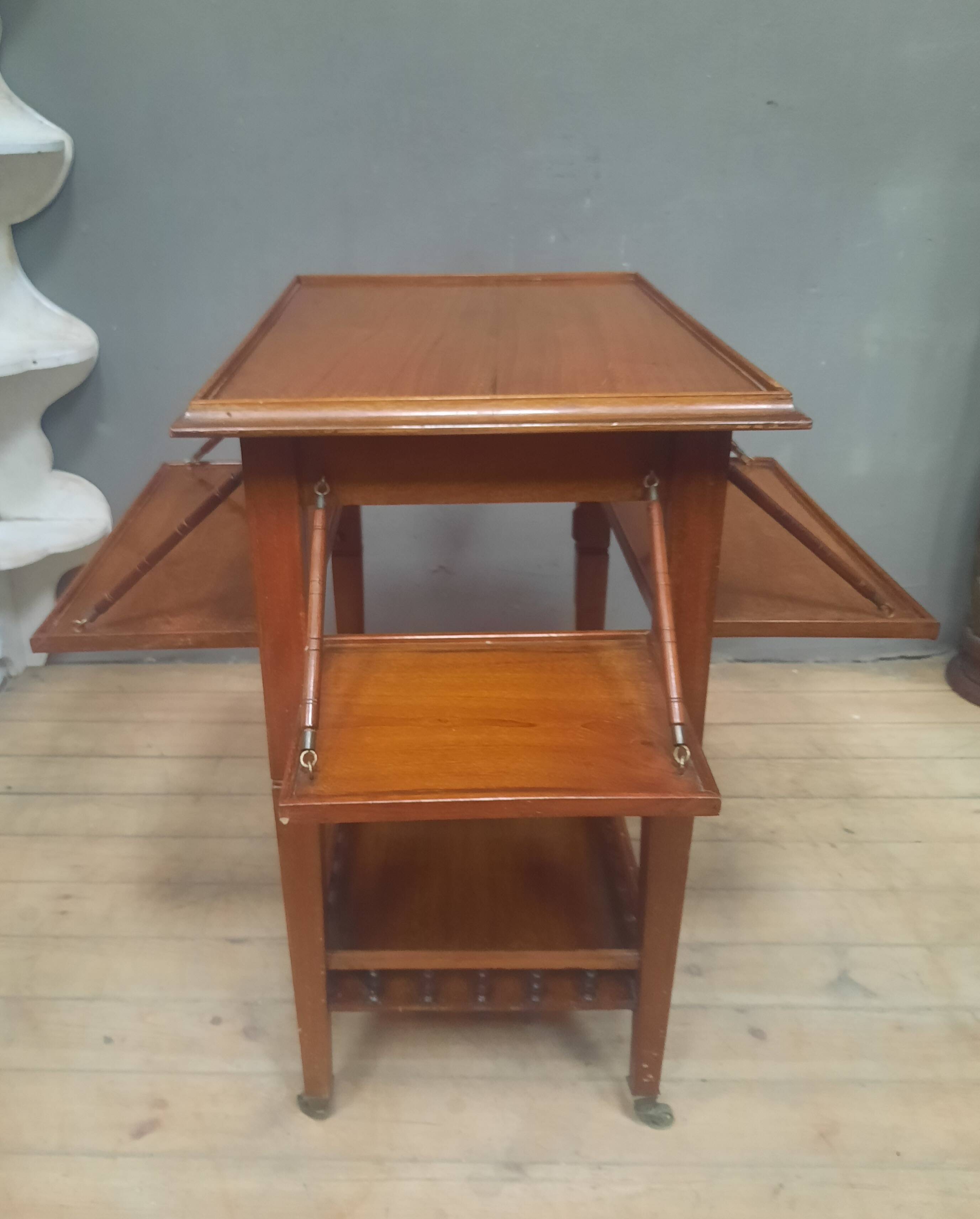 Four-tier folding tea table