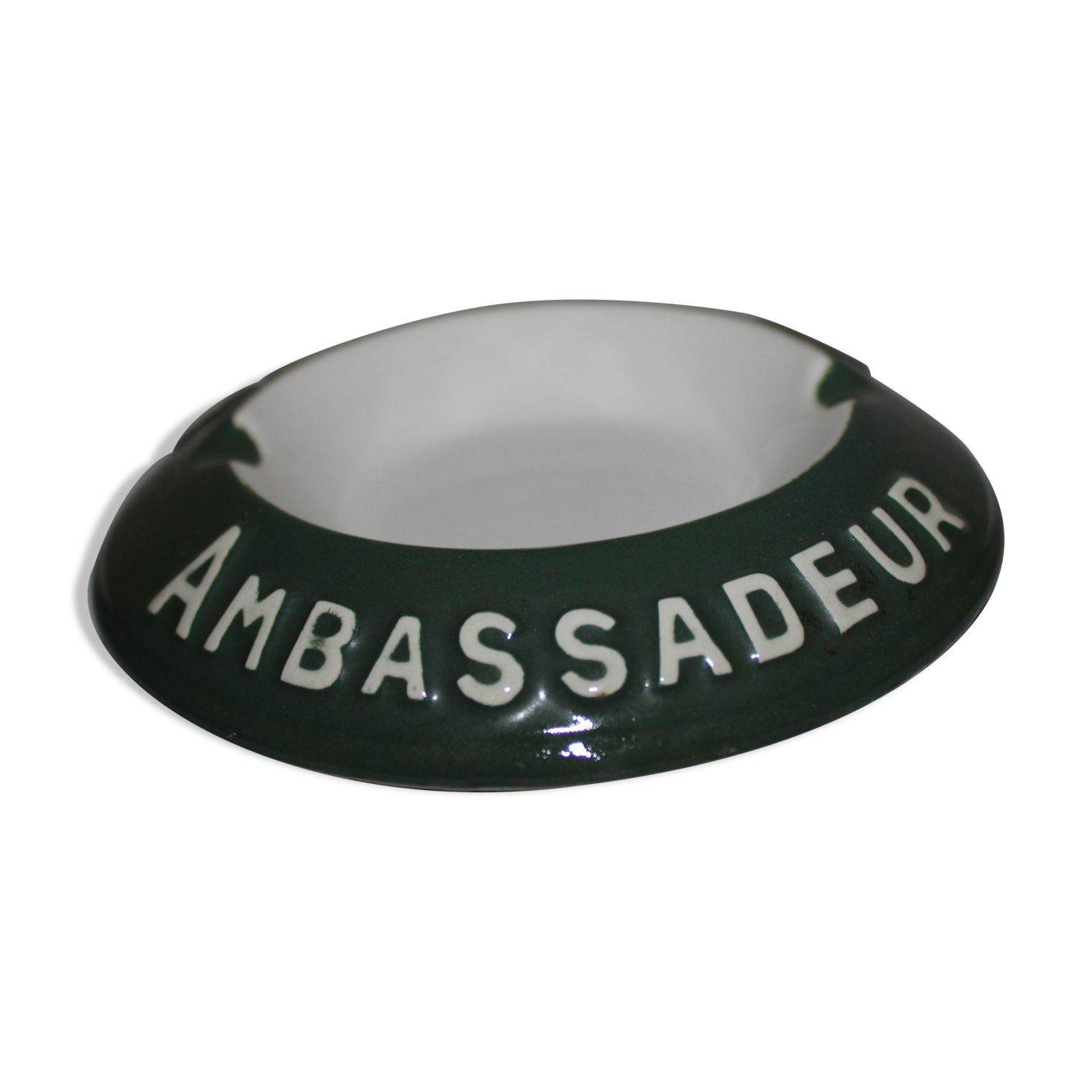 Advertising ashtray Ambassador Cusenier vintage 1940/50