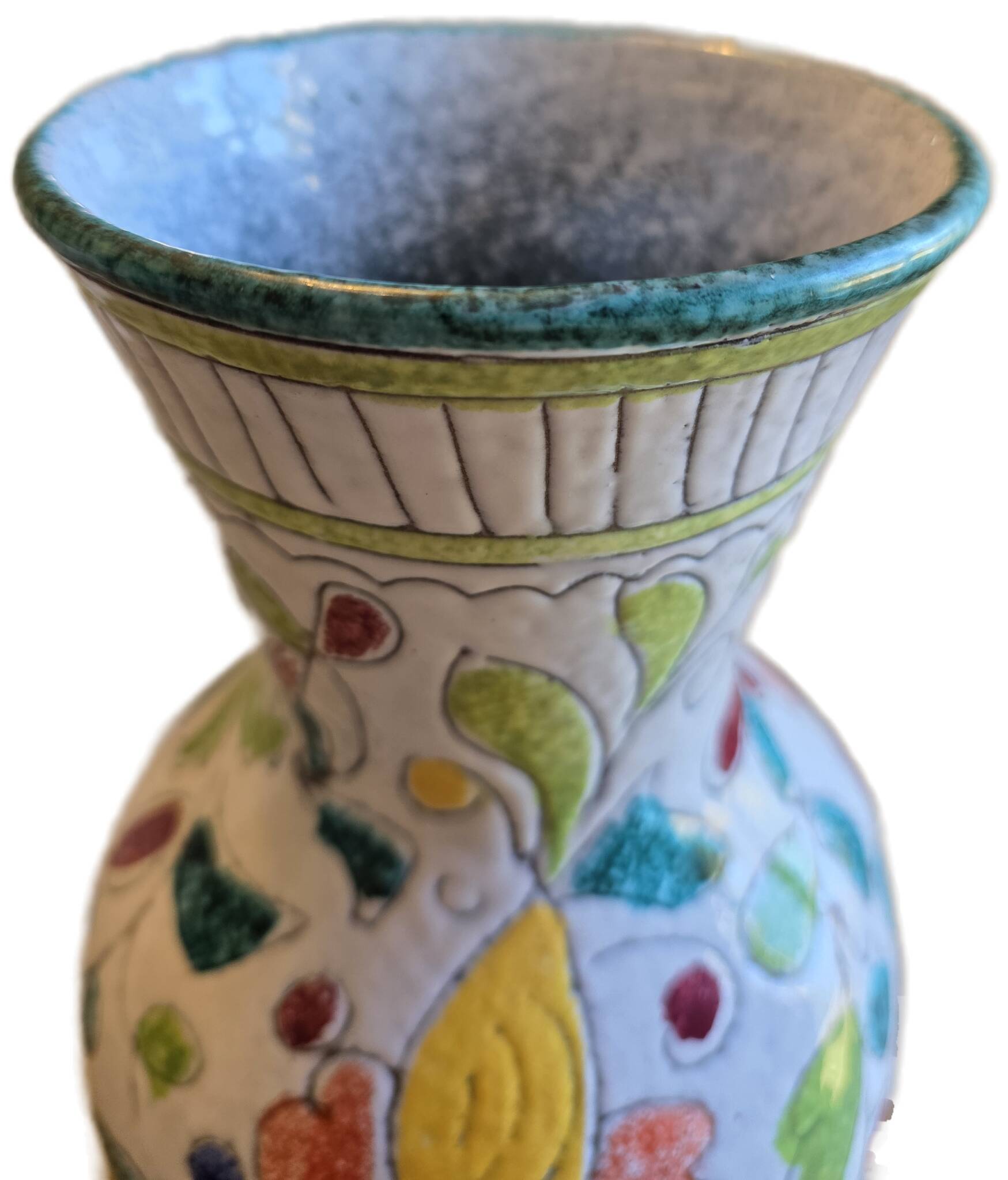 Vintage Italian ceramic vase Fratelli