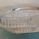 Servant of table on foot shower in silver metal art deco style