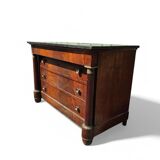 Commode Empire en acajou