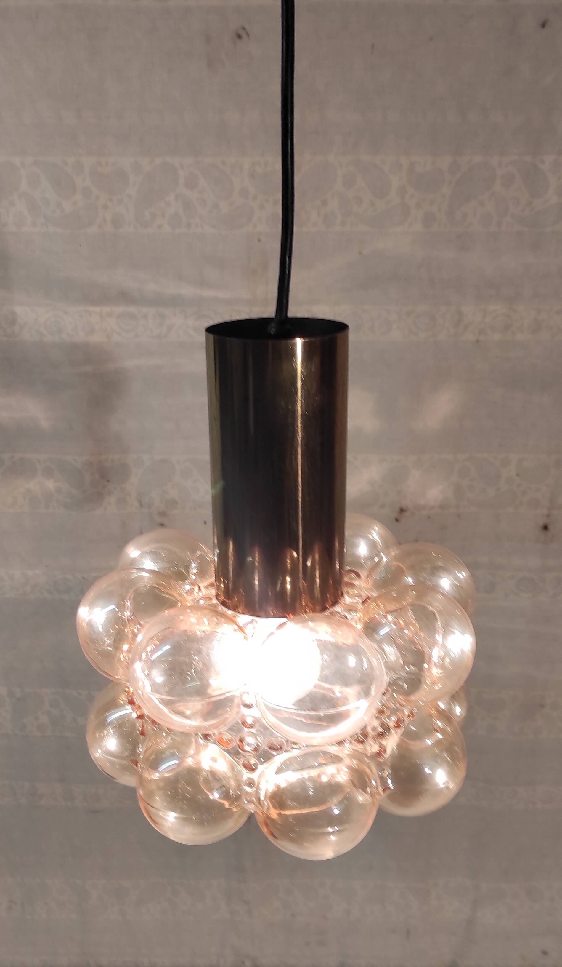 Suspension design bubble par Helena Tynell pour Limburg - années 60/70