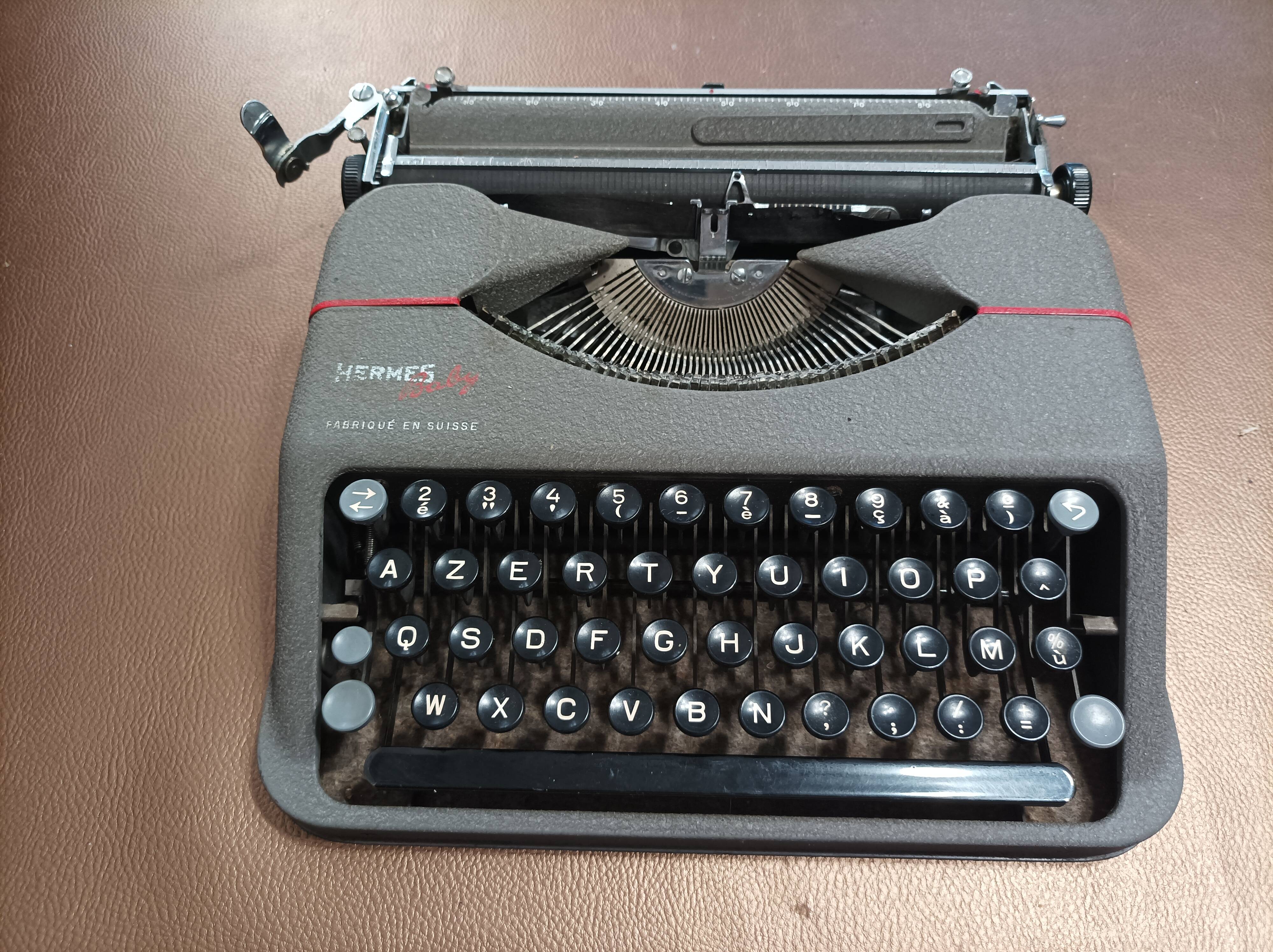 Hermès Baby Suisse typewriter 1940s/1950s