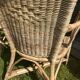 Rattan armchair duo