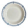 Salins round hollow dish in blue ironstone, "Arbois Ennege" service