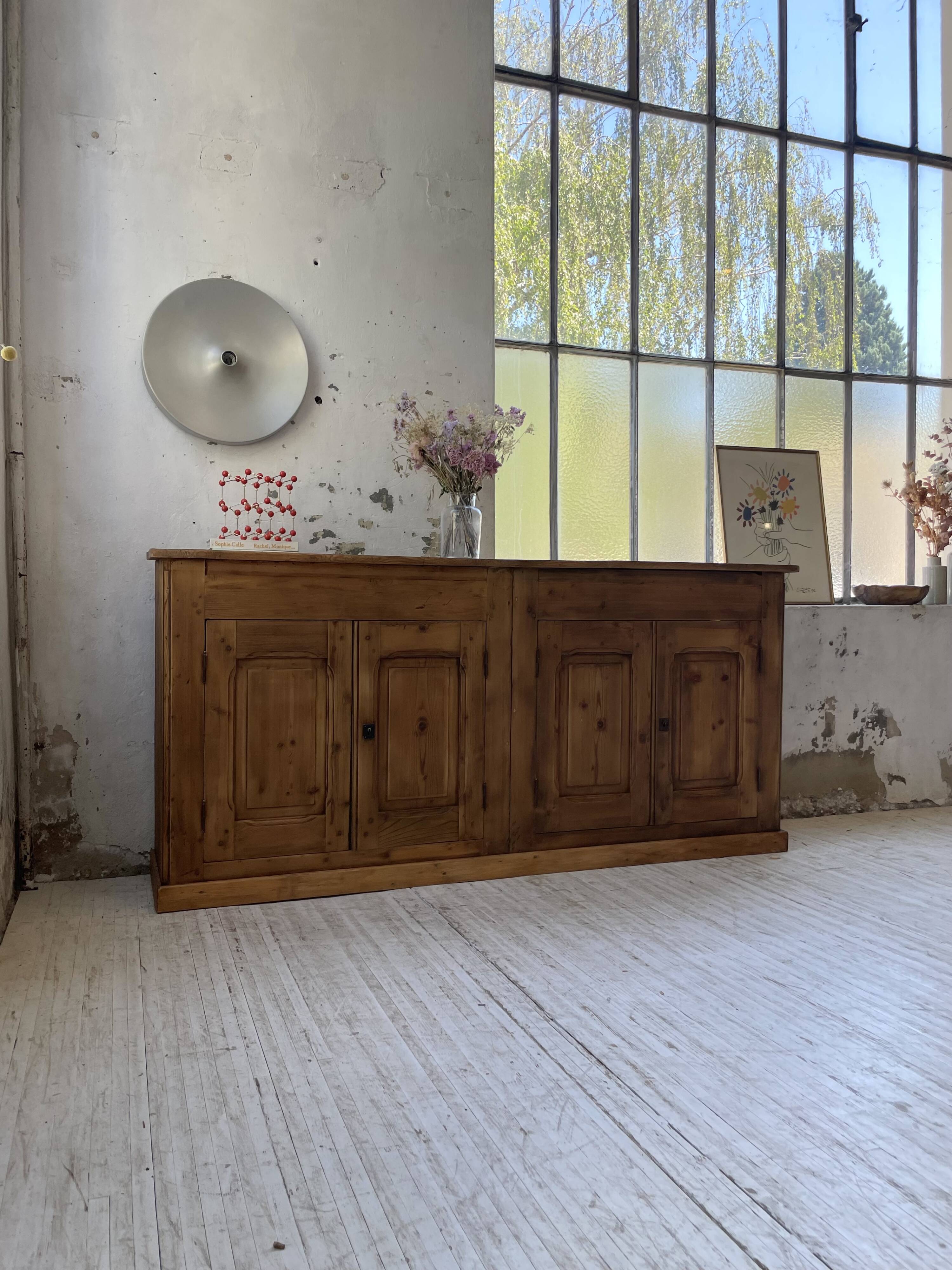 2m pine craft furniture sideboard