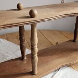 Vintage wooden wall shelf in Napoléon III style – 2 levels