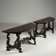Italian demi-lune tables (2)