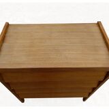 Vintage wooden chest of drawers 1950s