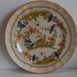Decorative plate faience martres tolosane moustiers