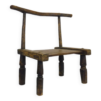 Traditional antique chair Baoulé, Ivory Coast