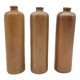 Three stoneware bottles
