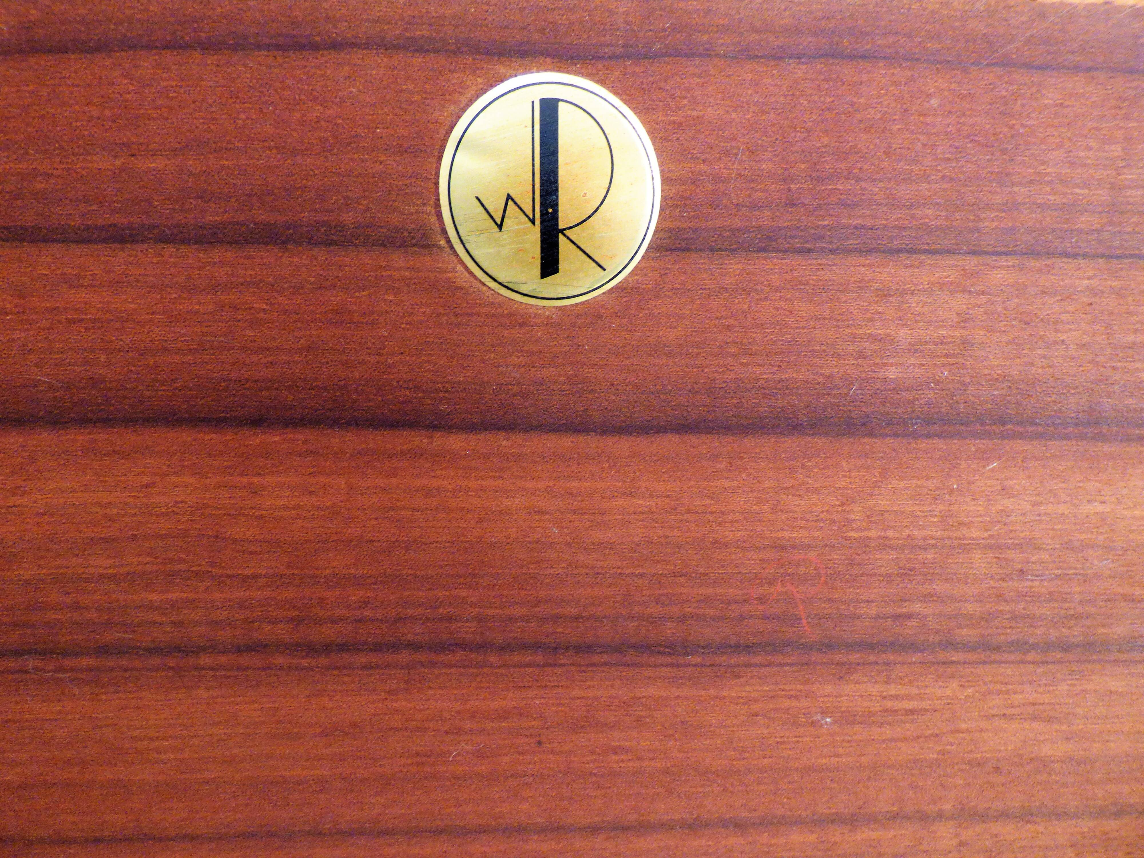 Walter Wirz U-Form teak shelf for Wilhem Renz - 100 cm