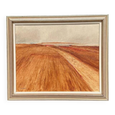Huile sur toile originale suédoise - "Paysage rustique" par Nils Essen - Signé - Vintage et encadré - 42 × 50 cm (16,5" × 19,7")
