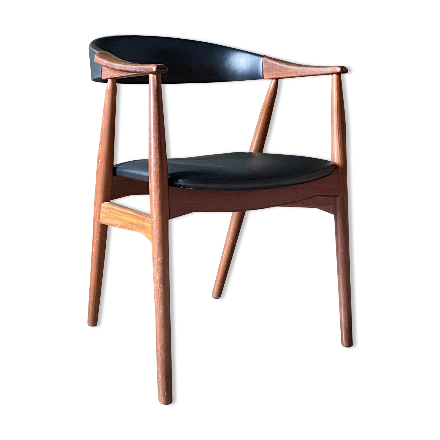 Mid-Century teak armchair by Thomas Harlev for Farstrup Furniture