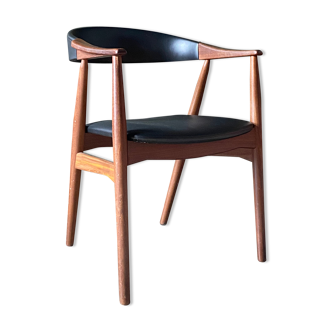 Mid-Century teak armchair by Thomas Harlev for Farstrup Furniture