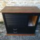Meuble de métier en bois