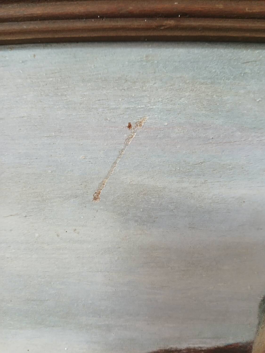 Painting on wood "seaside"