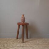 Vase soliflore braided natural fiber handcrafted bohemian country decoration