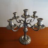 Candlestick 5 branches pewter Peltro signed