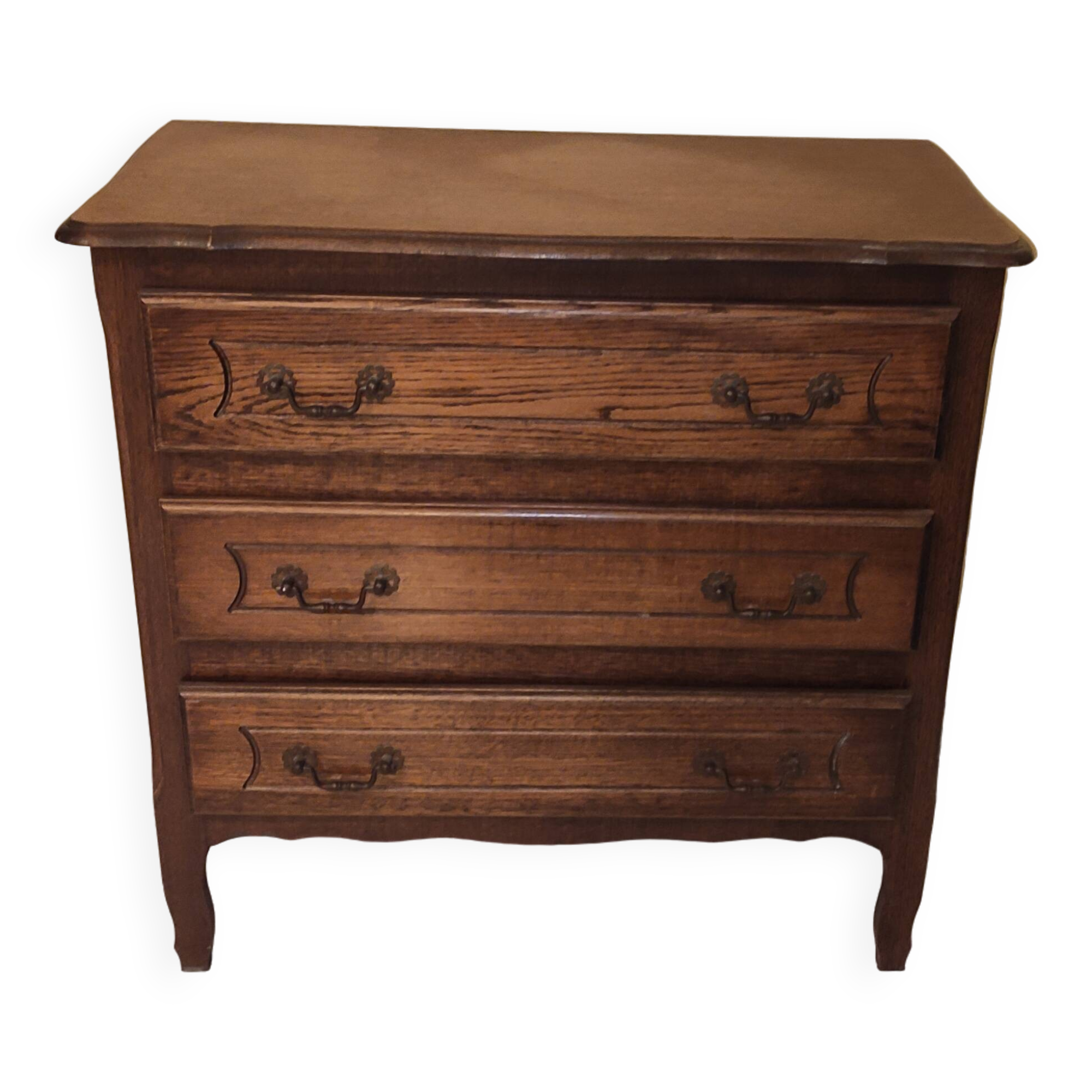 Commode rustique en chêne foncé | Selency