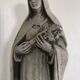 Religious statue of sainte therese of lisieux “the little flower of jesus” in stone