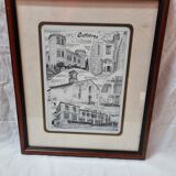 Glass engraving by D.Hélaut from 1970