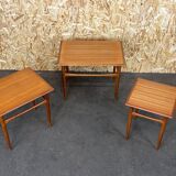 60s 70s Teak Nesting Tables Kai Kristiansen Skovmand & Andersen Design