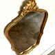 Classic gold shell mirror