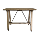 Old raw wood workbench