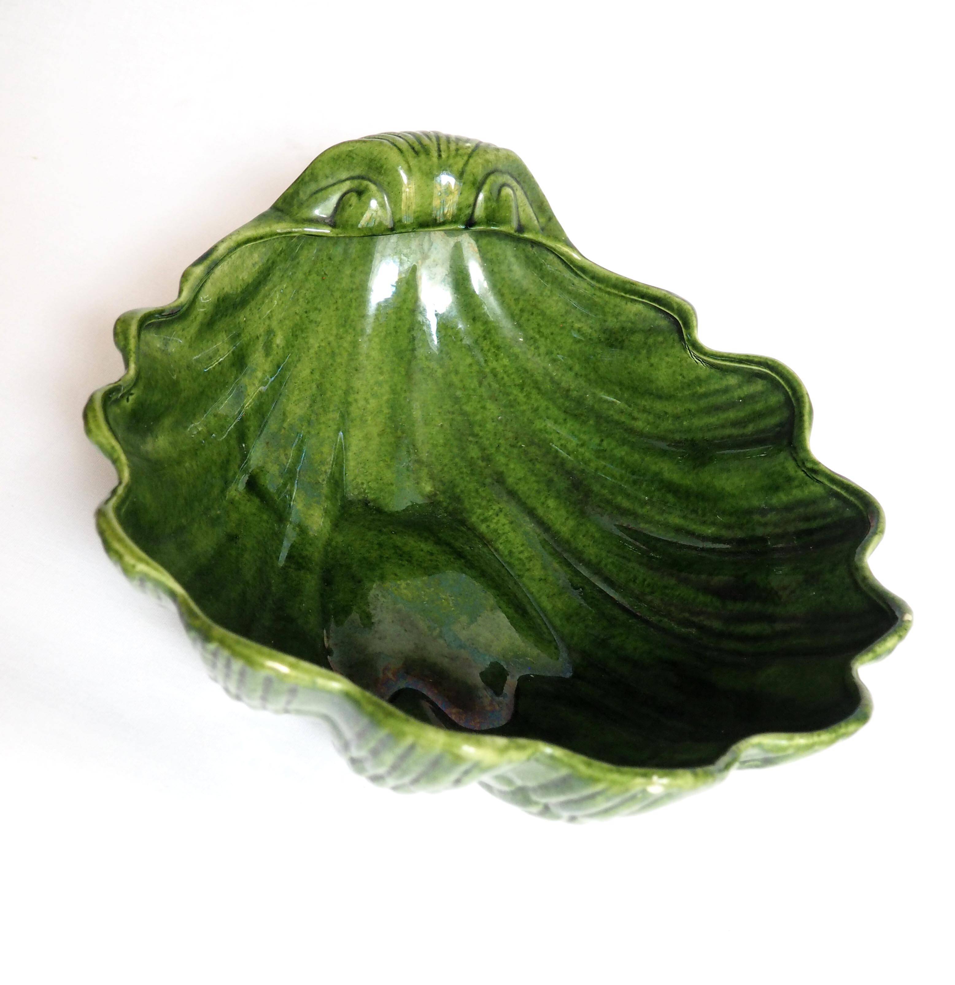 Saladier bénitier vert