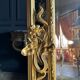 Art Nouveau Period Mirror in Wood Gilded with Gold Leaf - Late 19th Century