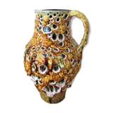 Vintage vase "honey" enamels Cyclops d'Annecy